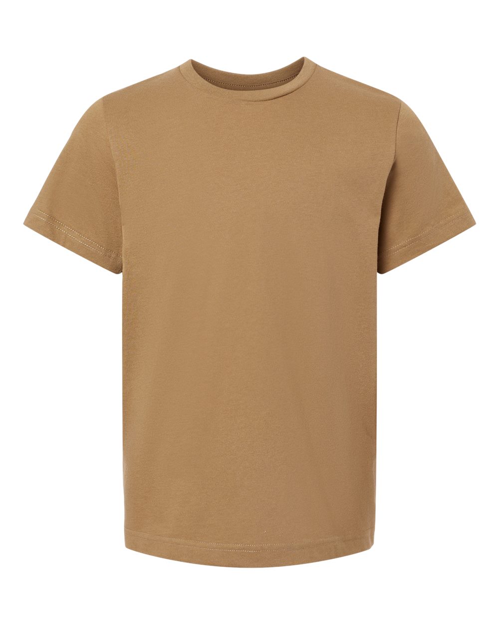 Live & Tell by LAT 6101 Youth Fine Jersey Tee in Coyote Brown