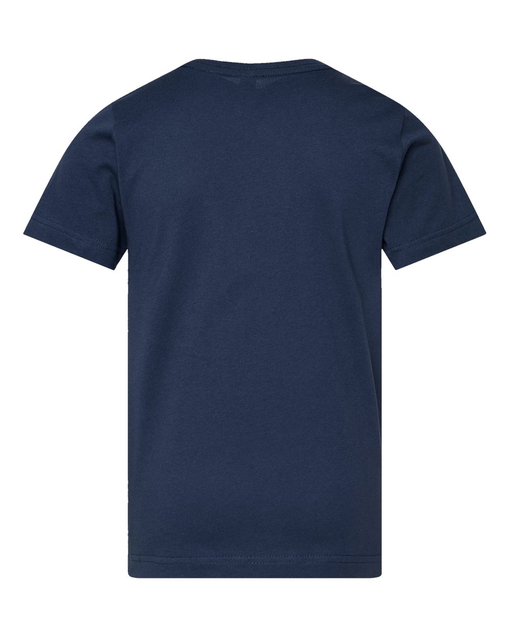 Live & Tell by LAT 6101 Youth Fine Jersey Tee in Denim, back