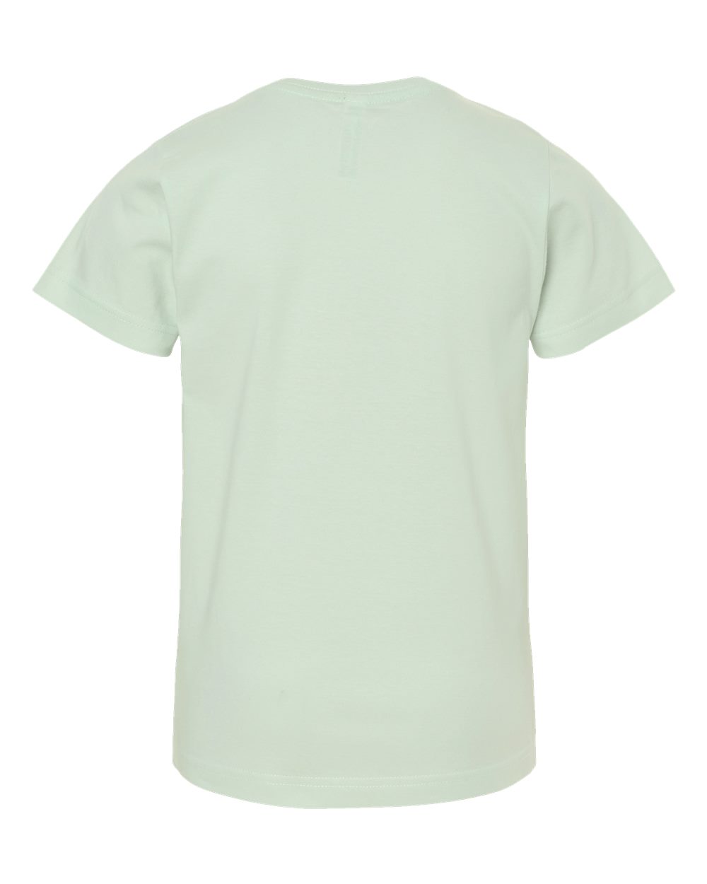 Live & Tell by LAT 6101 Youth Fine Jersey Tee in Honeydew, back