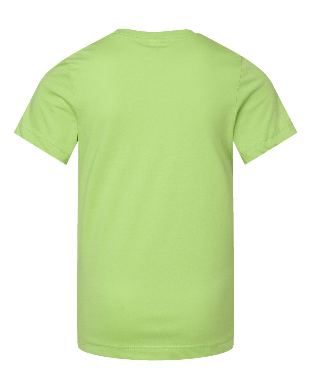 Live & Tell by LAT 6101 Youth Fine Jersey Tee in Key Lime, back