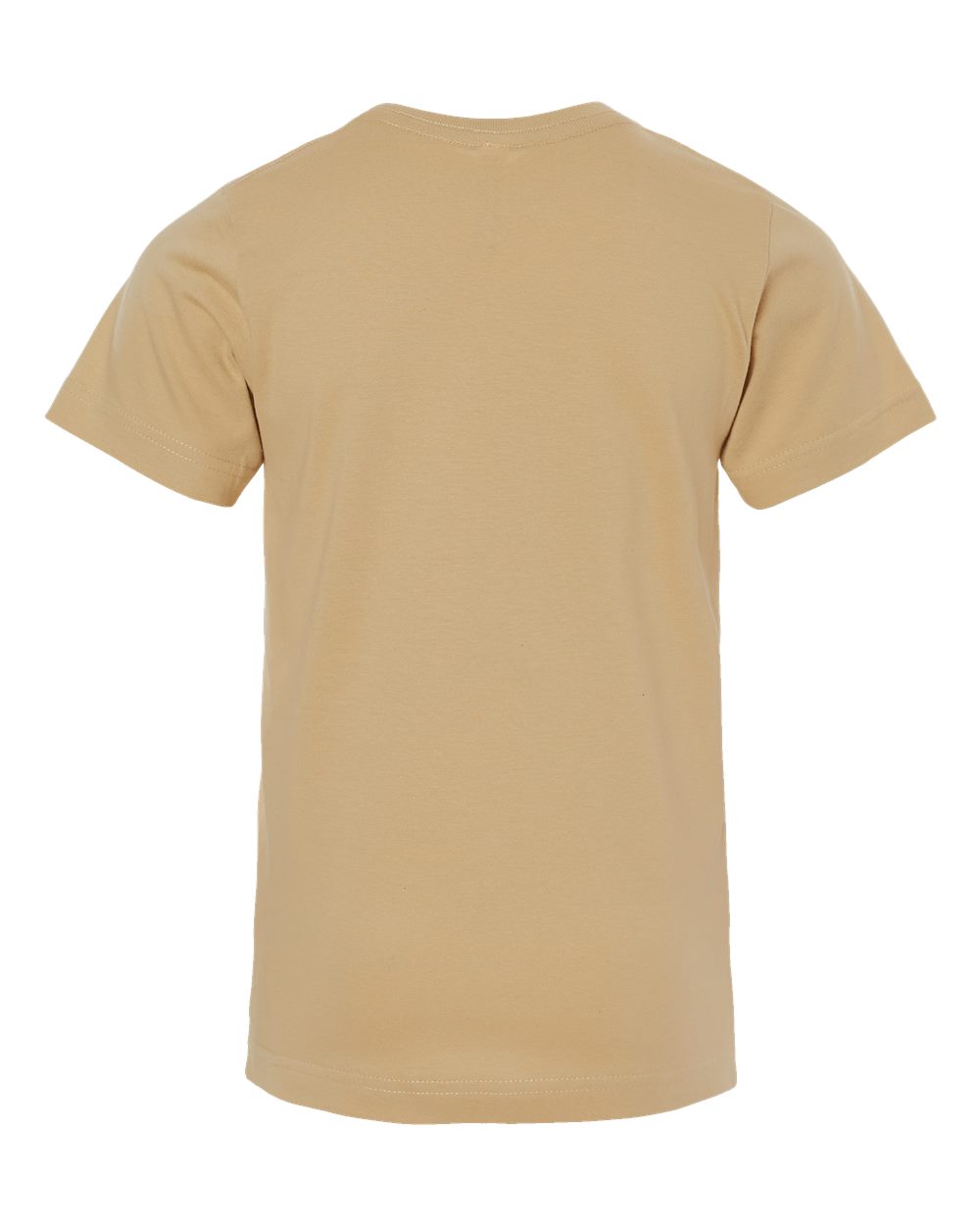 Live & Tell by LAT 6101 Youth Fine Jersey Tee in Latte, back