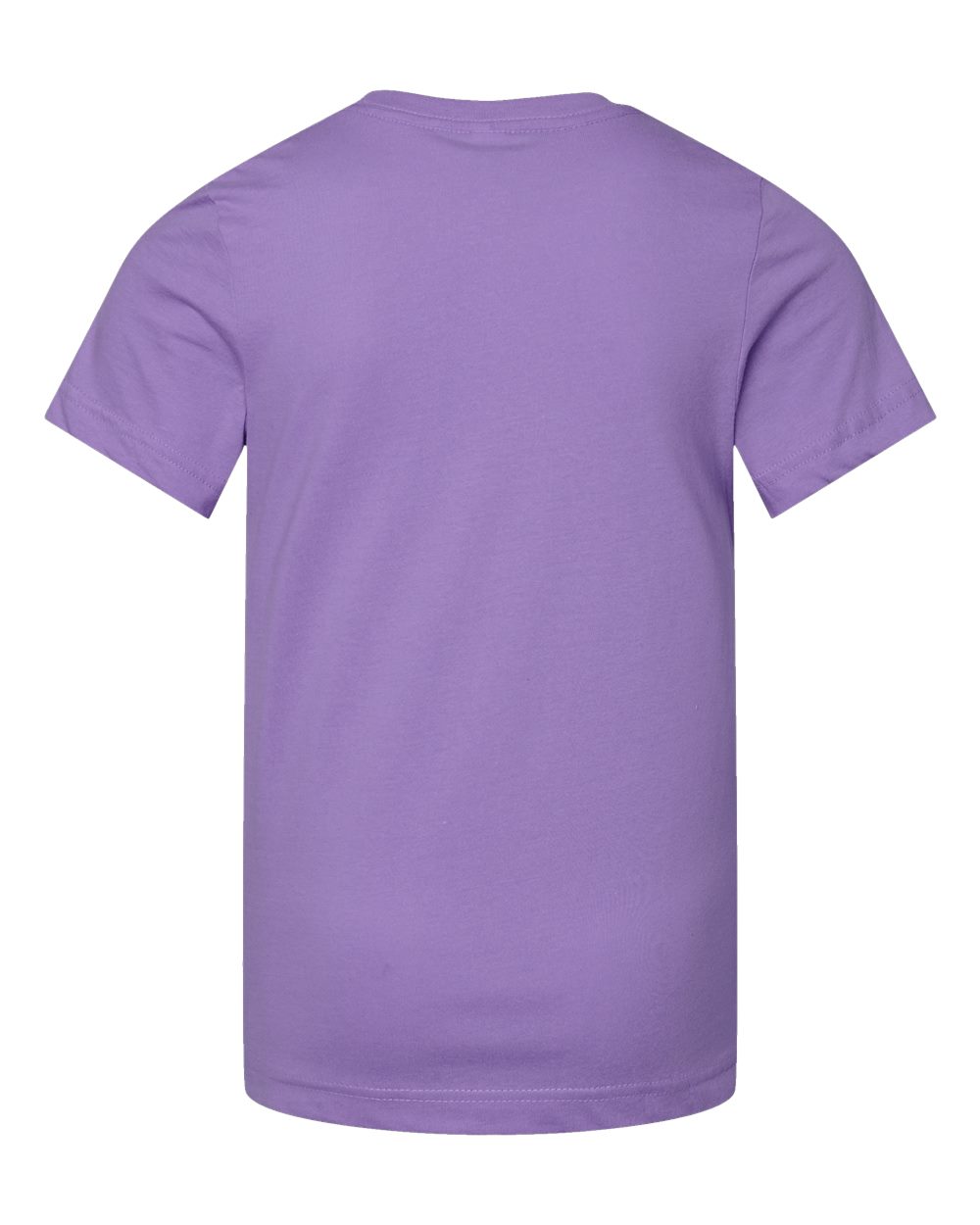 Live & Tell by LAT 6101 Youth Fine Jersey Tee in Lavender, back