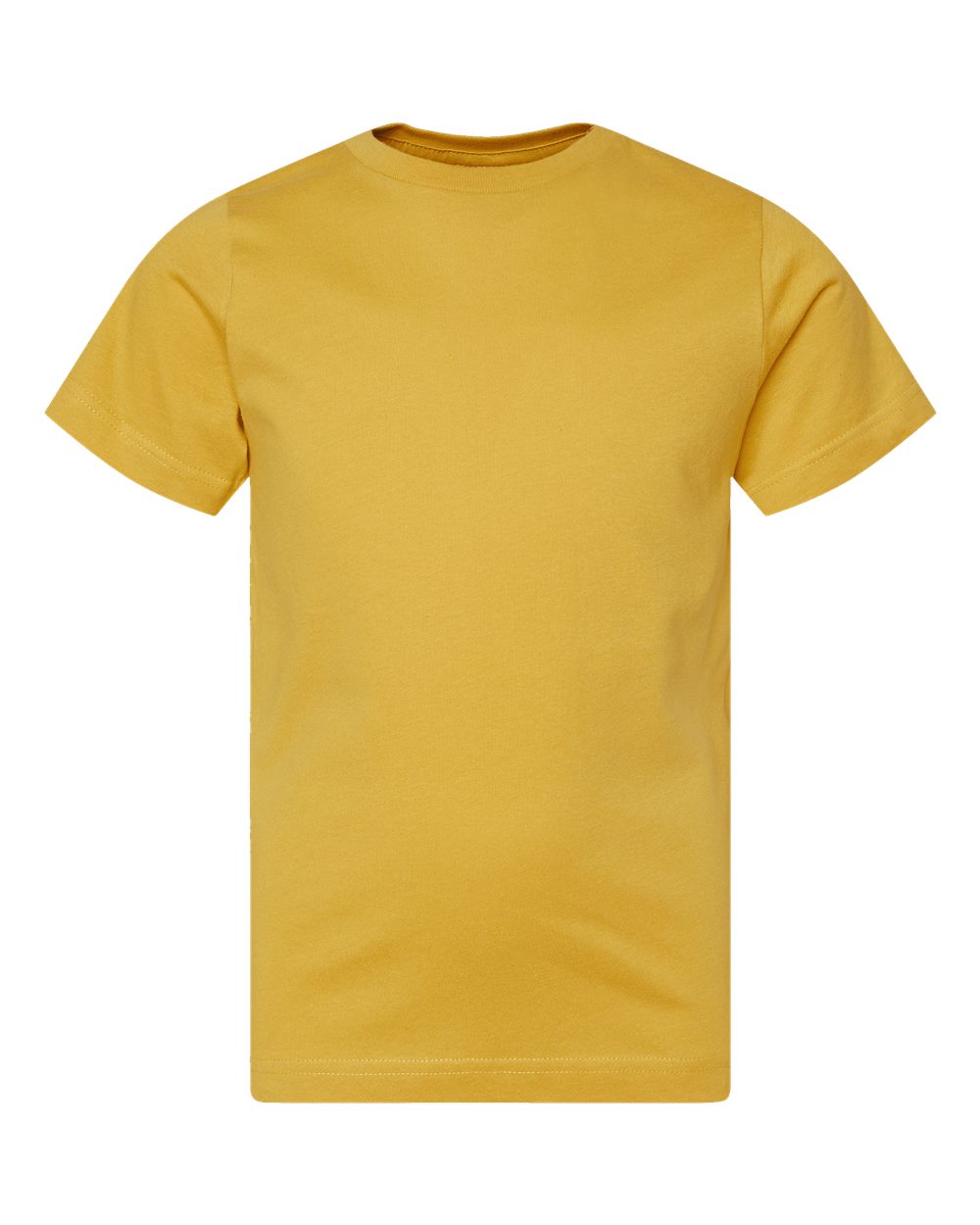 Live & Tell by LAT 6101 Youth Fine Jersey Tee in Mustard