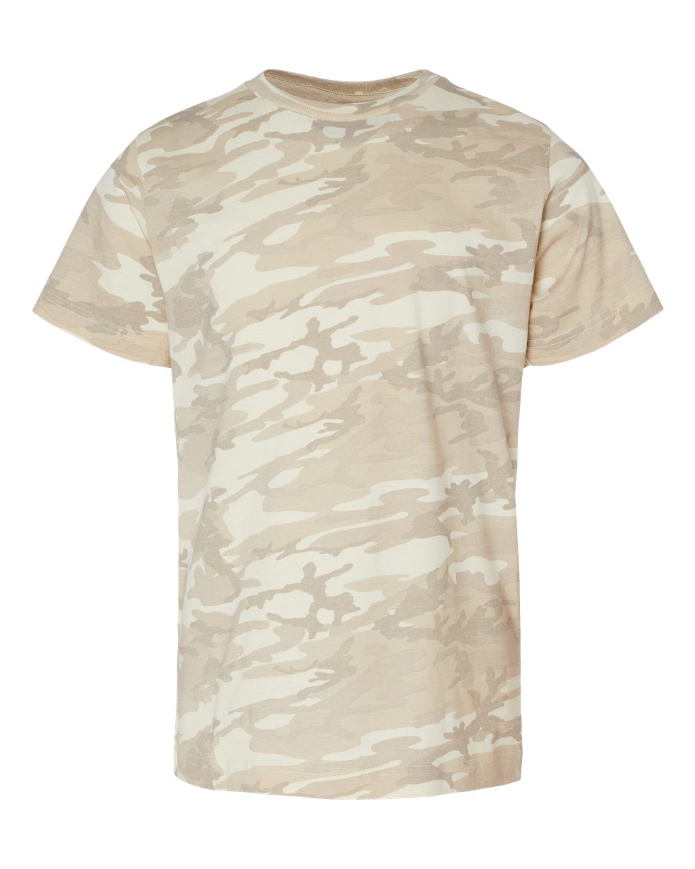 Live & Tell by LAT 6101 Youth Fine Jersey Tee in Natural Camo