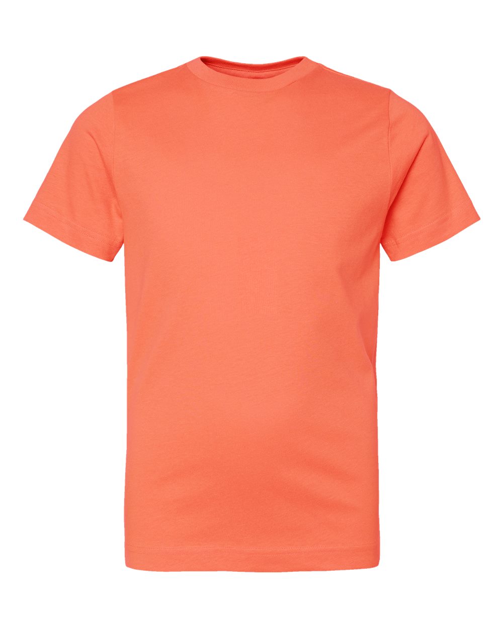 Live & Tell by LAT 6101 Youth Fine Jersey Tee in Papaya