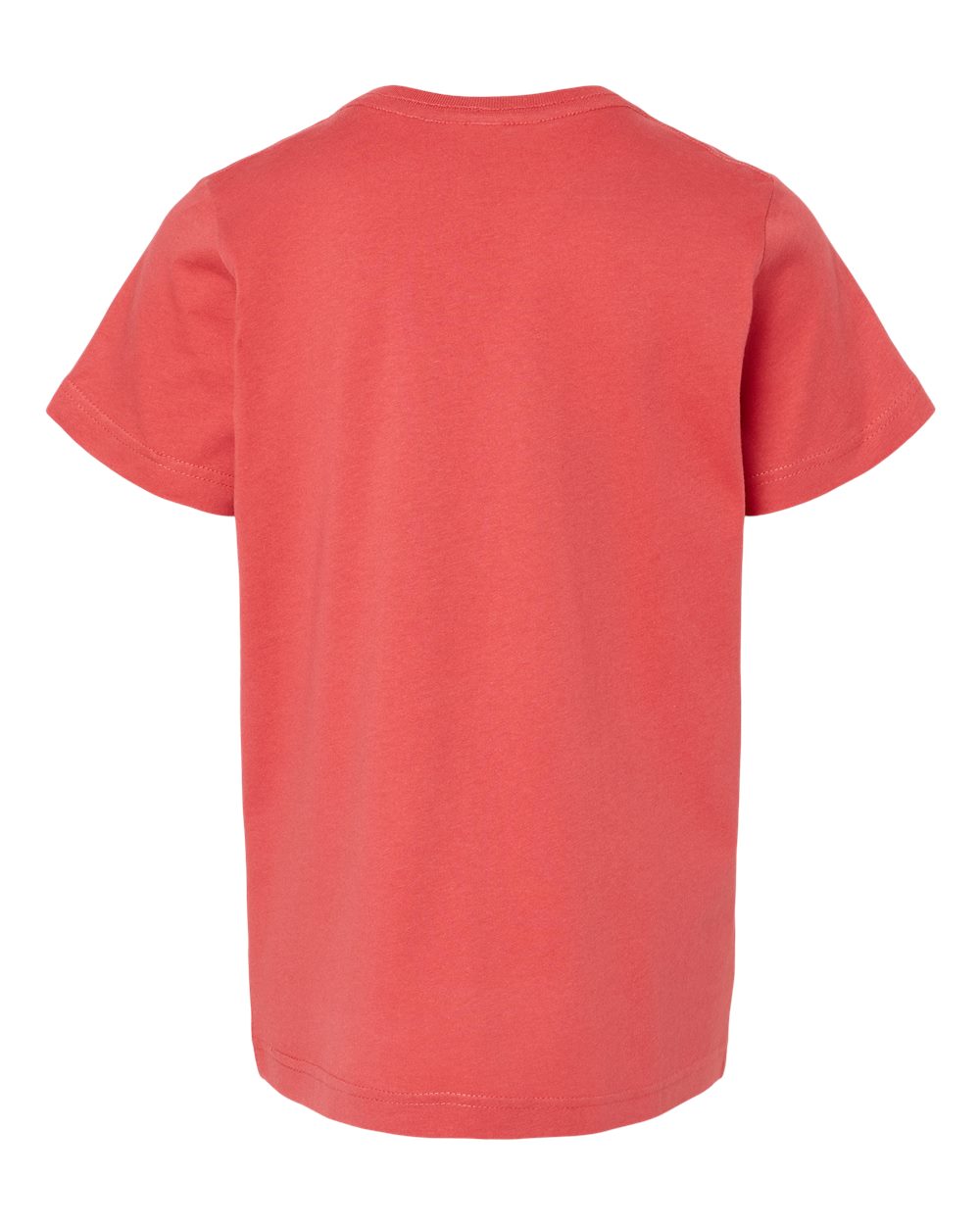 Live & Tell by LAT 6101 Youth Fine Jersey Tee in Passionfruit, back