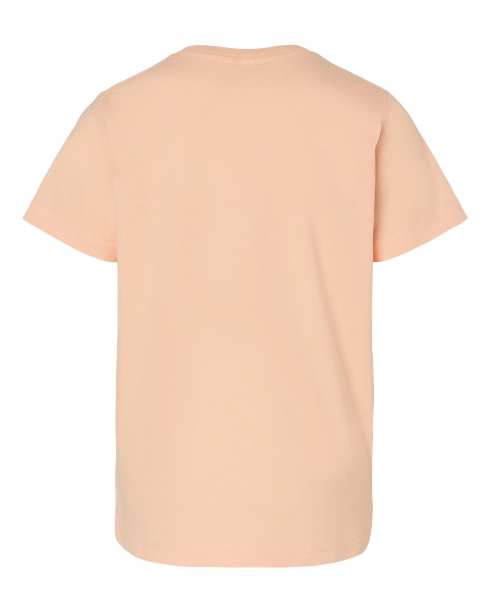 Live & Tell by LAT 6101 Youth Fine Jersey Tee in Peachy, back