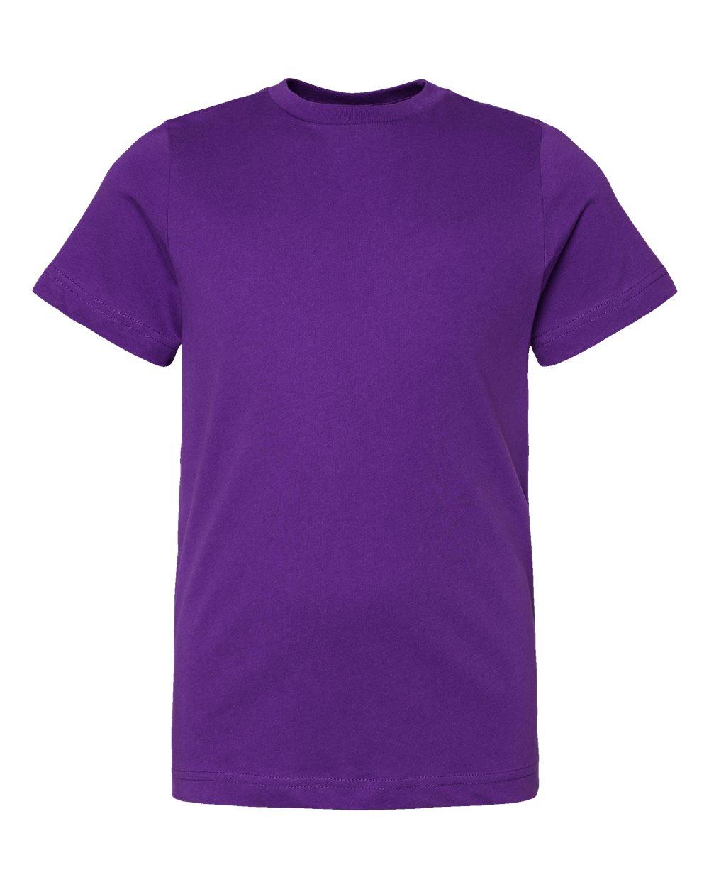 Live & Tell by LAT 6101 Youth Fine Jersey Tee in Pro Purple
