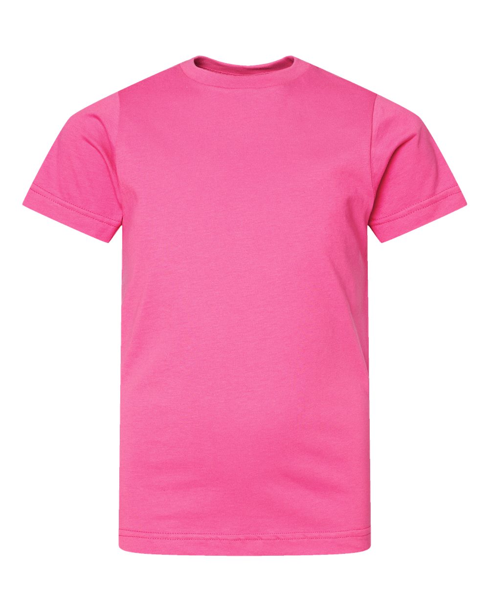 Live & Tell by LAT 6101 Youth Fine Jersey Tee in Raspberry