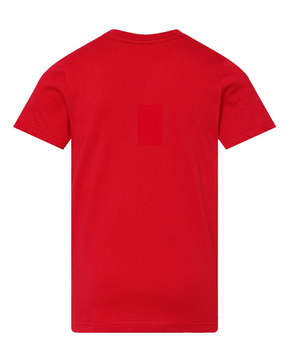 Live & Tell by LAT 6101 Youth Fine Jersey Tee in Red, back
