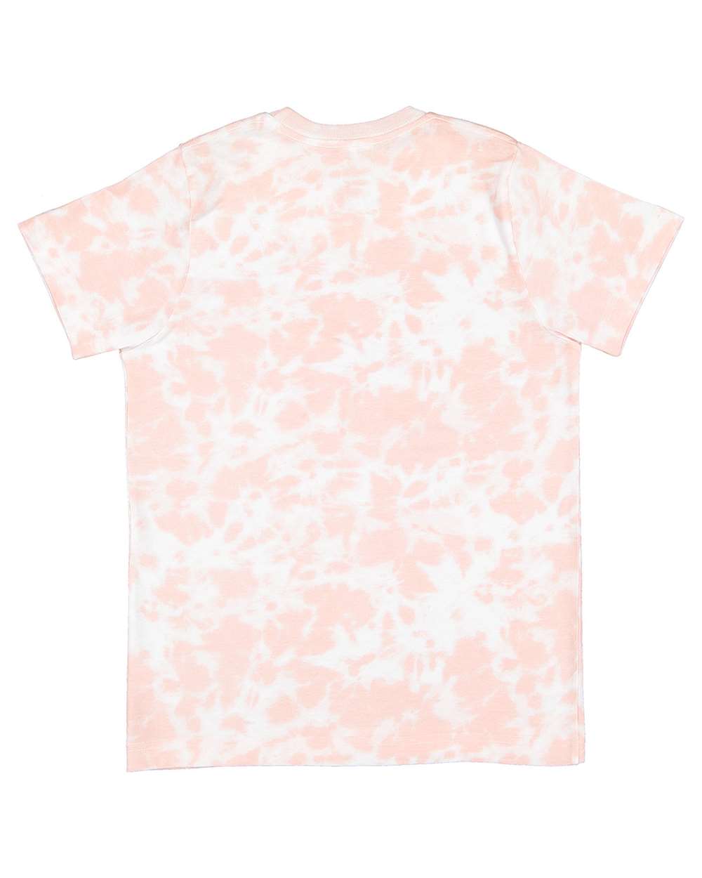 Live & Tell by LAT 6101 Youth Fine Jersey Tee in Rose Tie Dye, back