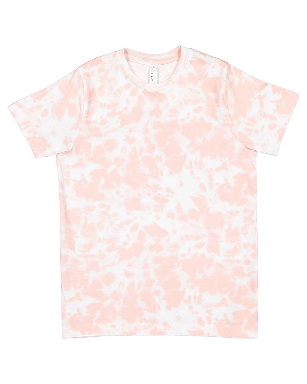 Live & Tell by LAT 6101 Youth Fine Jersey Tee in Rose Tie Dye