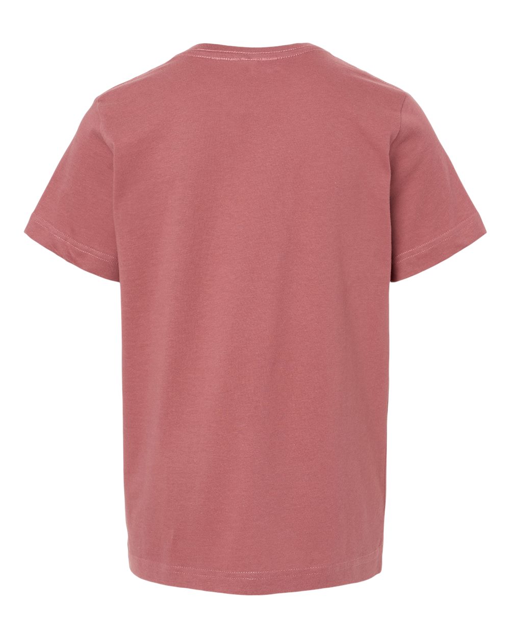Live & Tell by LAT 6101 Youth Fine Jersey Tee in Rouge, back