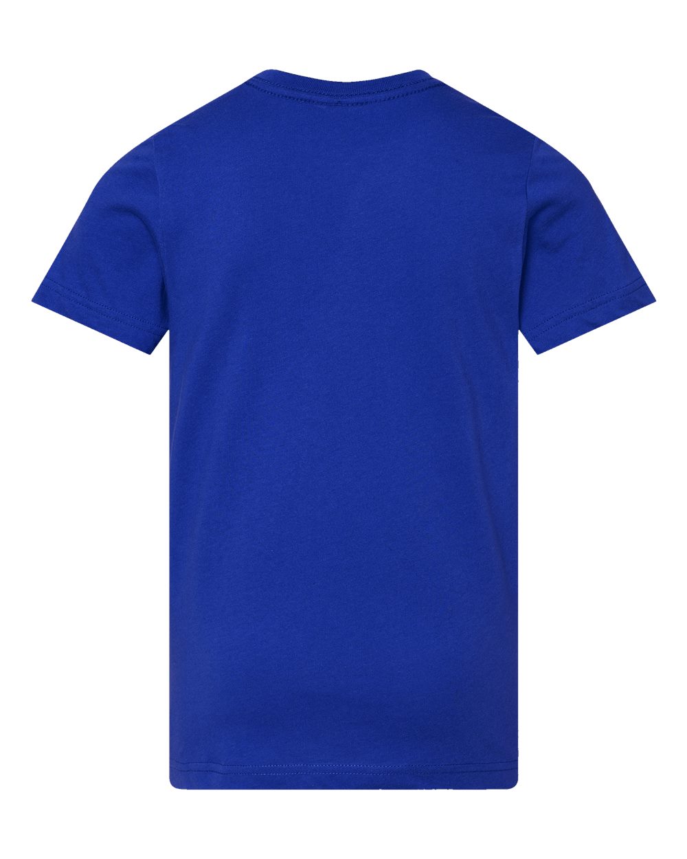 Live & Tell by LAT 6101 Youth Fine Jersey Tee in Royal, back