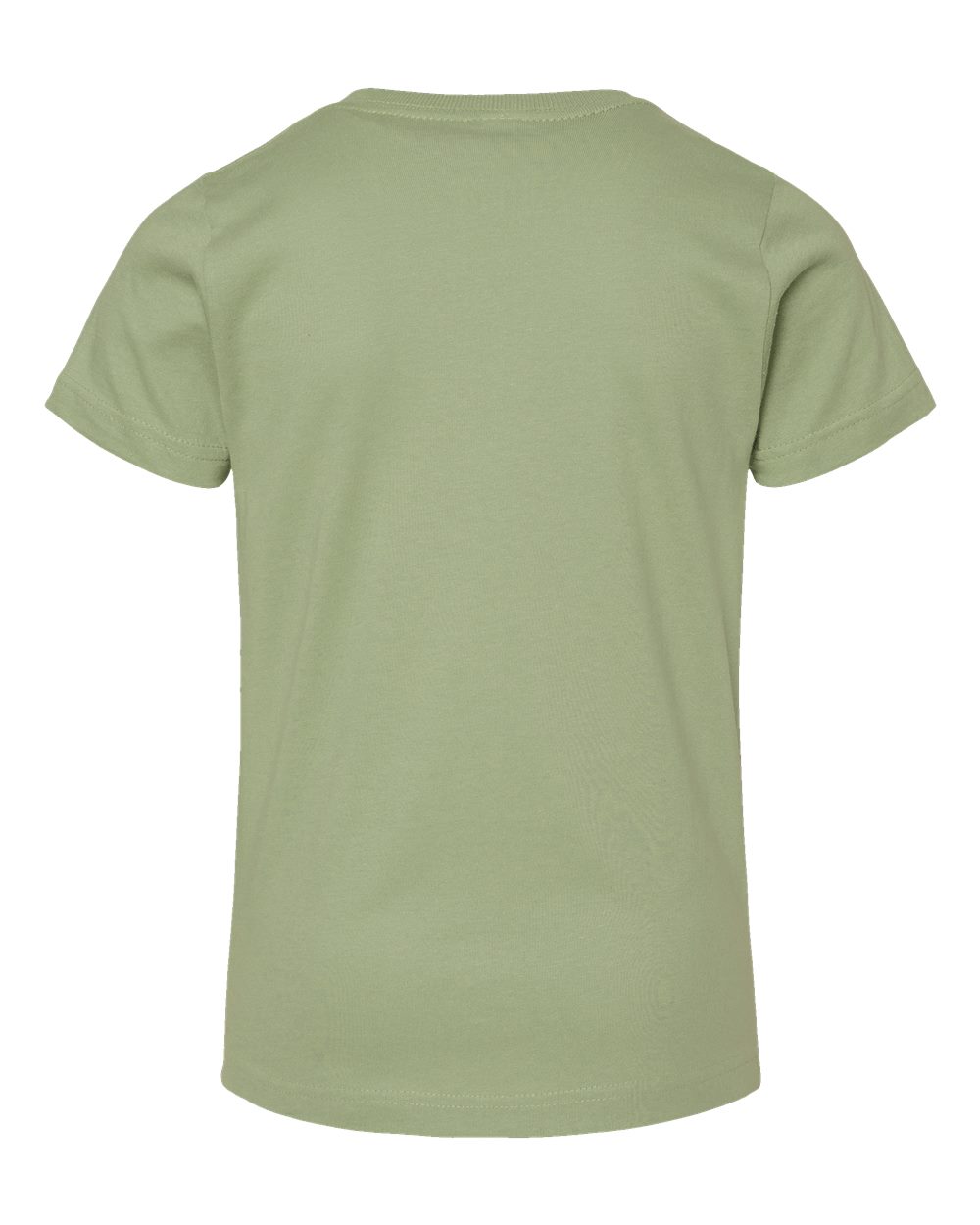 Live & Tell by LAT 6101 Youth Fine Jersey Tee in Sage, back