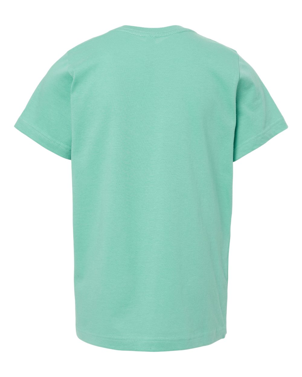 Live & Tell by LAT 6101 Youth Fine Jersey Tee in Saltwater, back