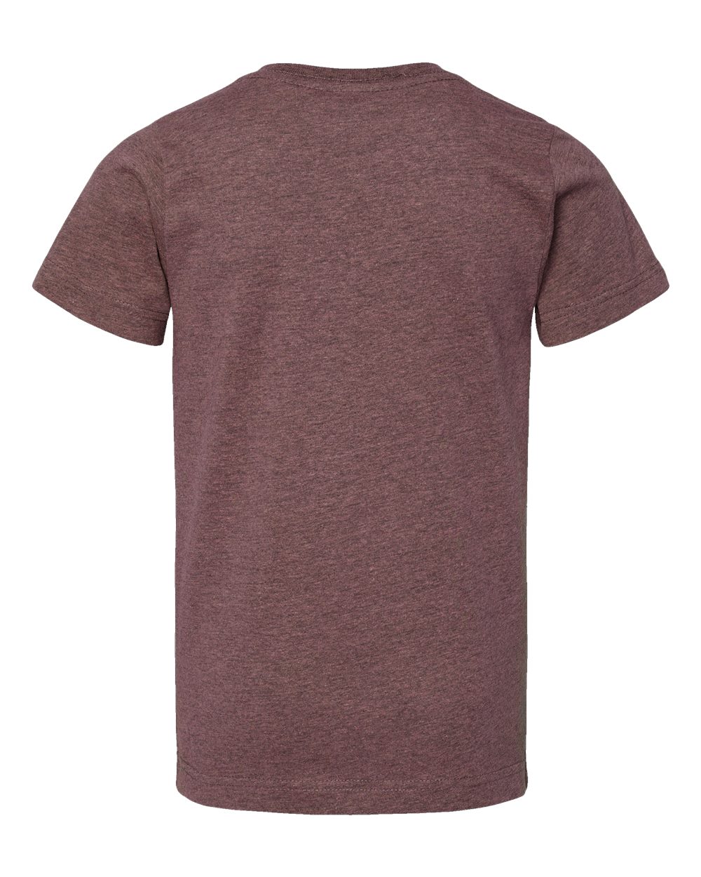 Live & Tell by LAT 6101 Youth Fine Jersey Tee in Sangria Blackout, back