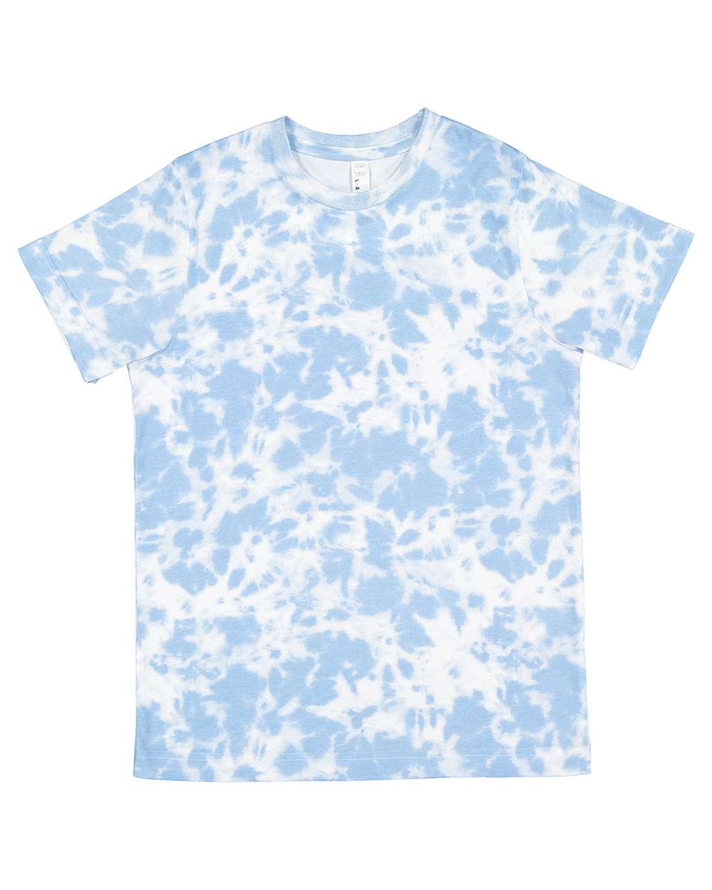 Live & Tell by LAT 6101 Youth Fine Jersey Tee in Sky Tie Dye