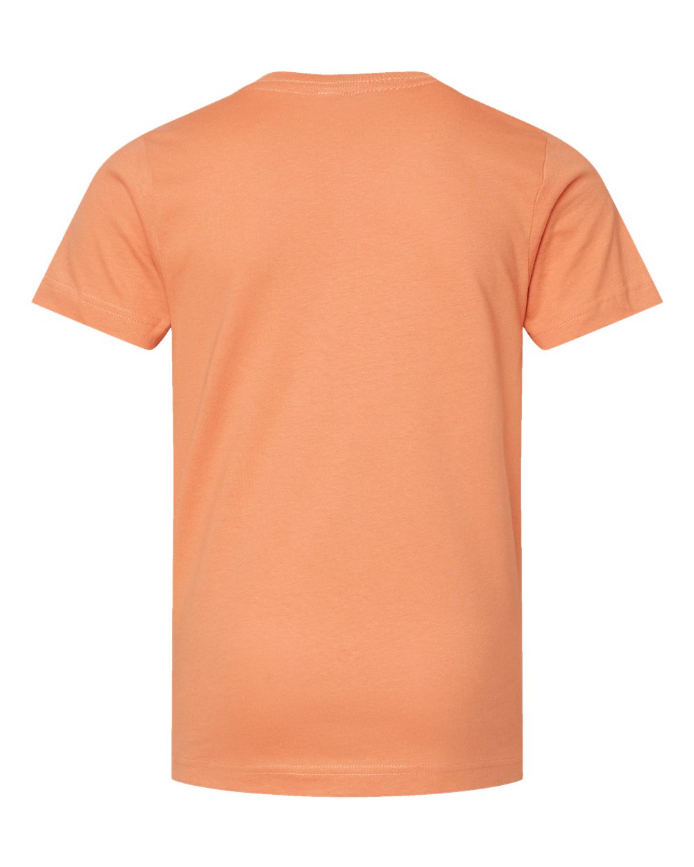 Live & Tell by LAT 6101 Youth Fine Jersey Tee in Sunset, back