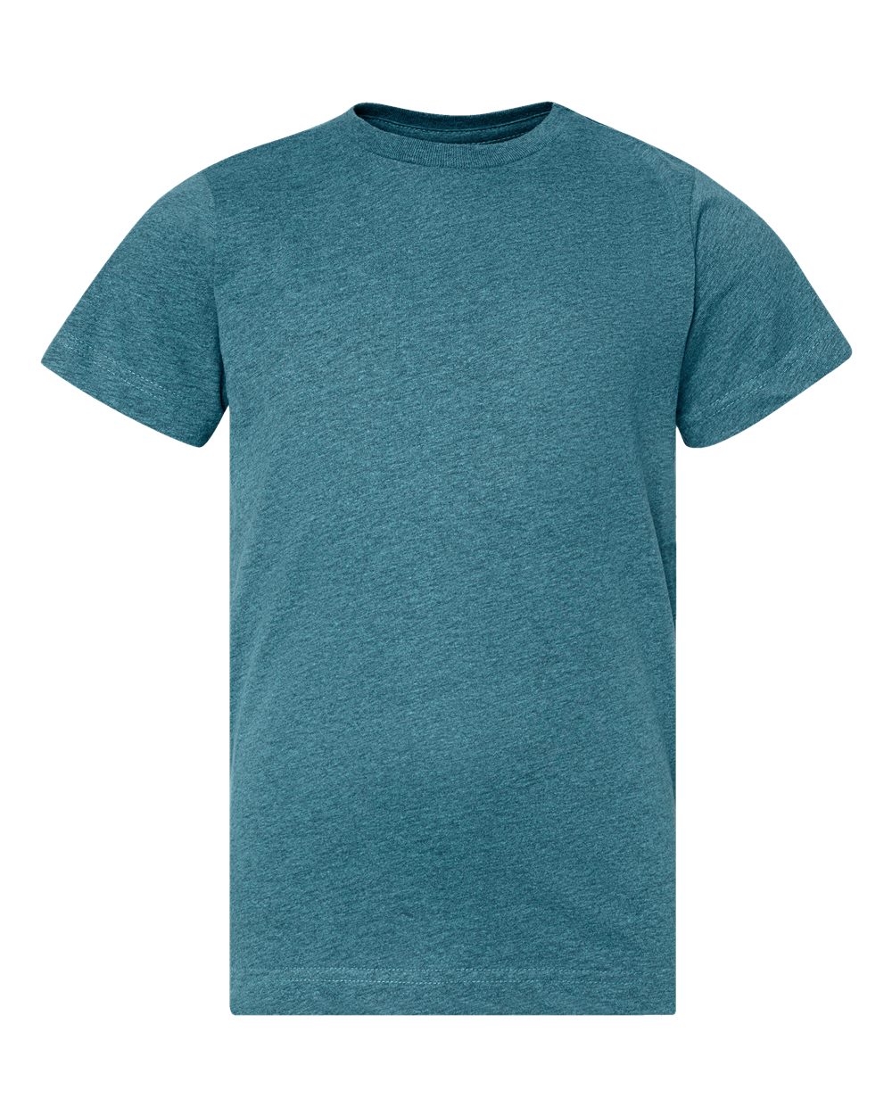 Live & Tell by LAT 6101 Youth Fine Jersey Tee in Surf Blackout