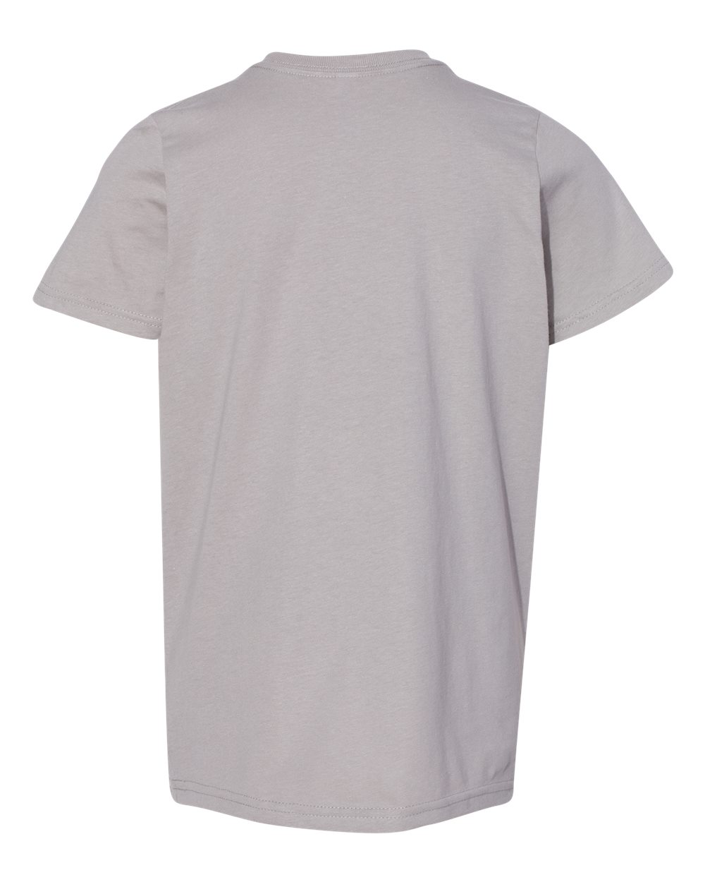 Live & Tell by LAT 6101 Youth Fine Jersey Tee in Titanium, back