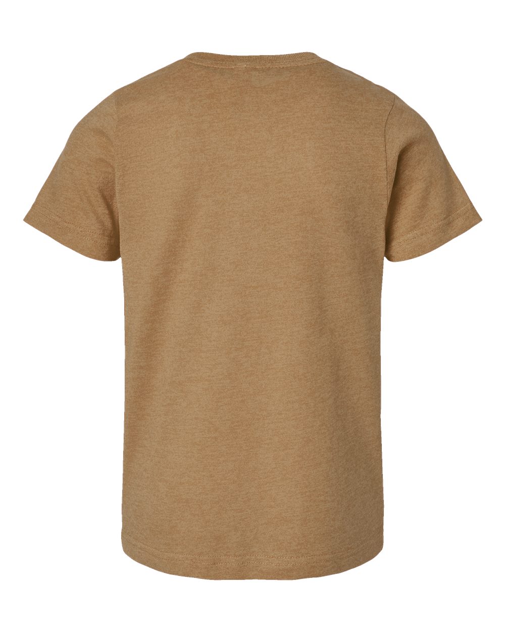 Live & Tell by LAT 6101 Youth Fine Jersey Tee in Vintage Coyote Brown, back