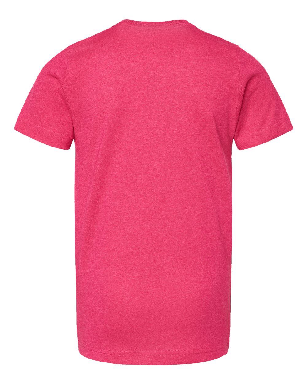 Live & Tell by LAT 6101 Youth Fine Jersey Tee in Vintage Hot Pink, back