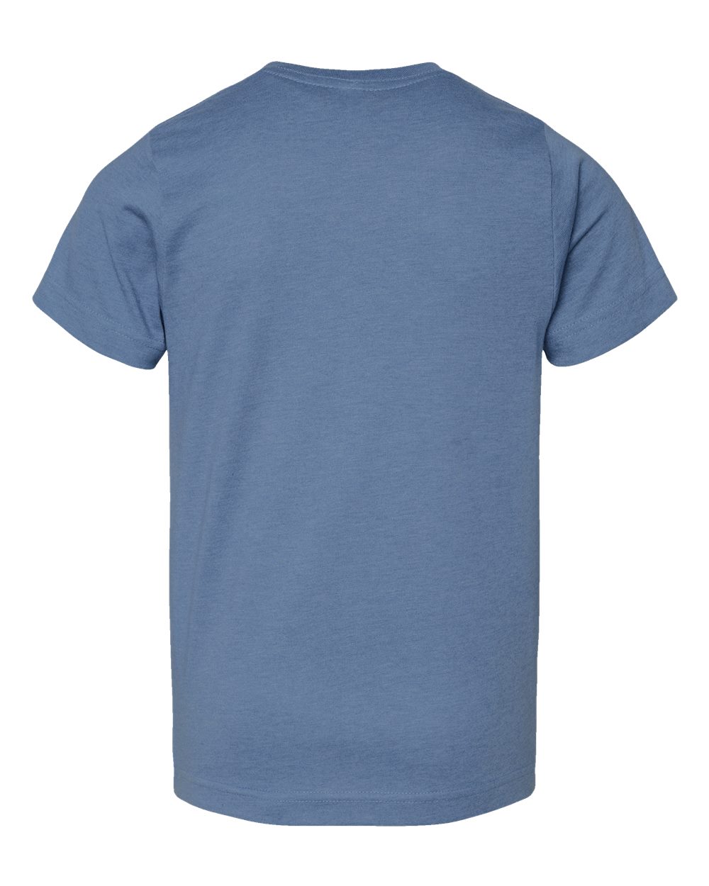 Live & Tell by LAT 6101 Youth Fine Jersey Tee in Vintage Indigo, back