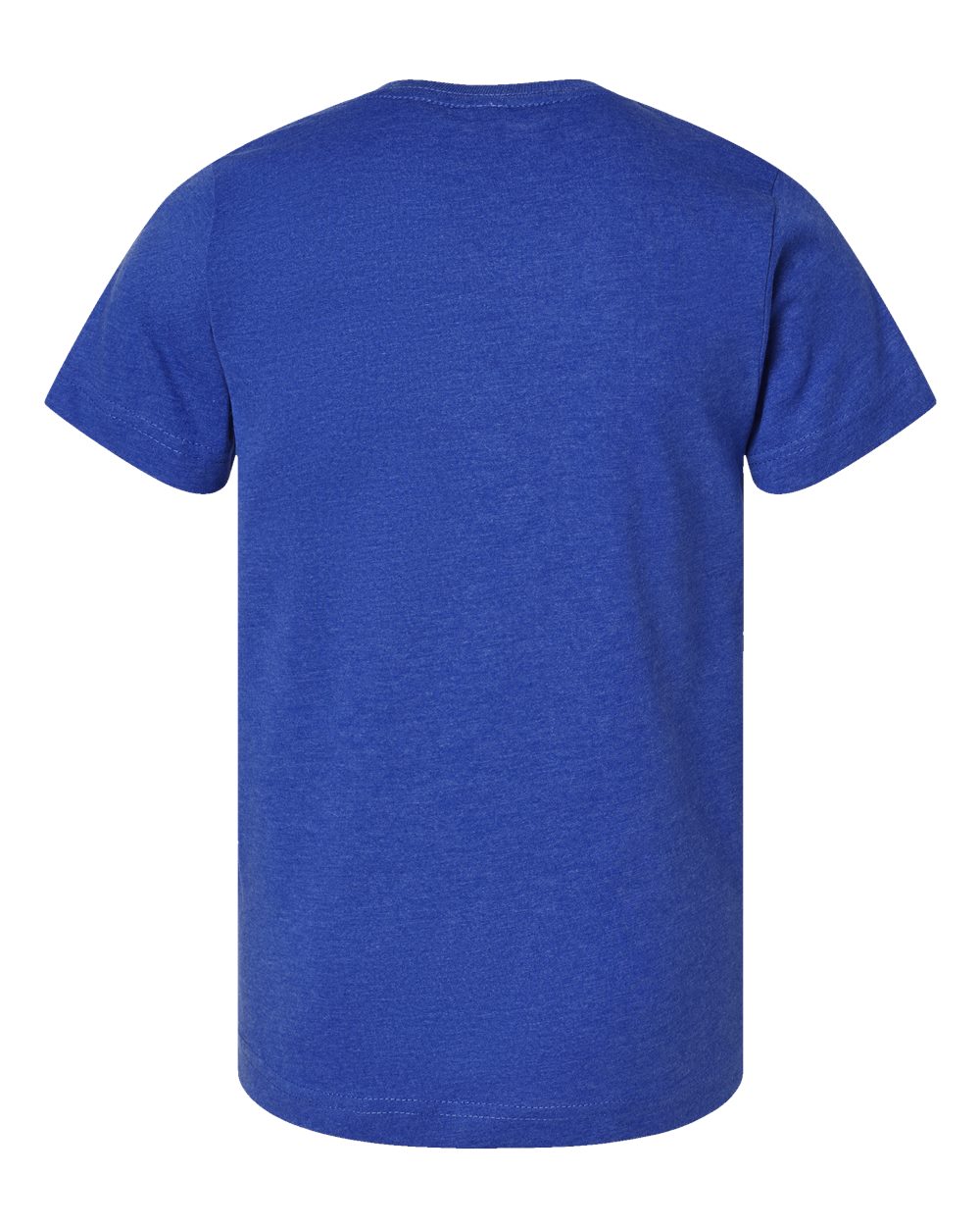 Live & Tell by LAT 6101 Youth Fine Jersey Tee in Vintage Royal, back