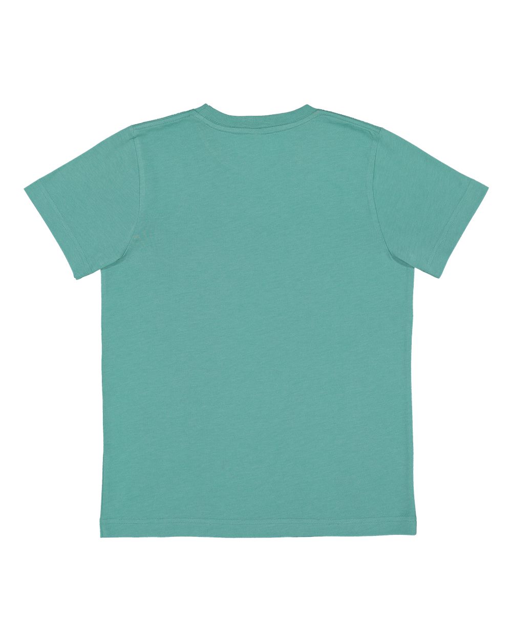 Live & Tell by LAT 6101 Youth Fine Jersey Tee in Vintage Saltwater, back