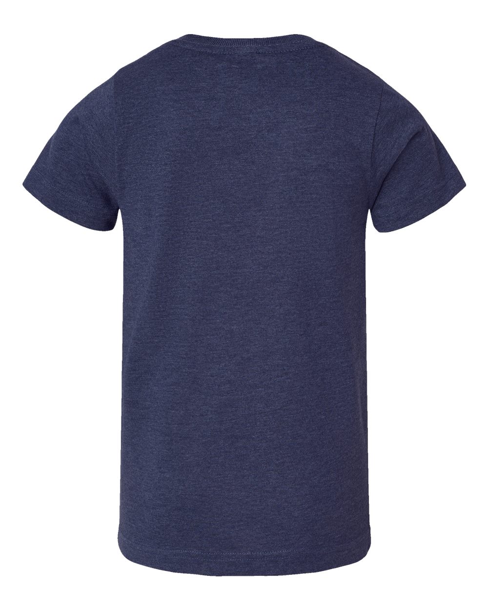 Live & Tell by LAT 6101 Youth Fine Jersey Tee in Vintage True Navy, back