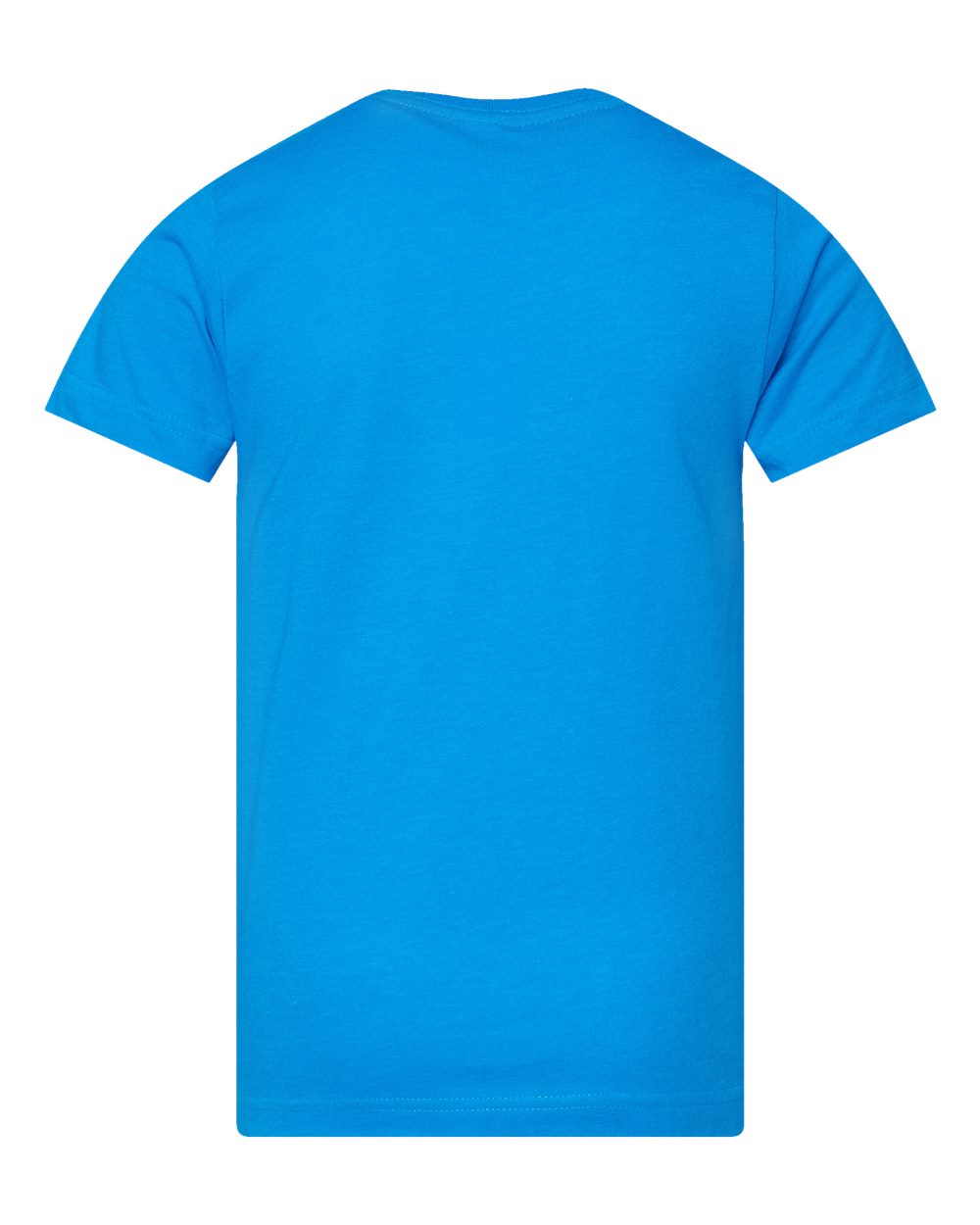 Live & Tell by LAT 6101 Youth Fine Jersey Tee in Vintage Turquoise, back