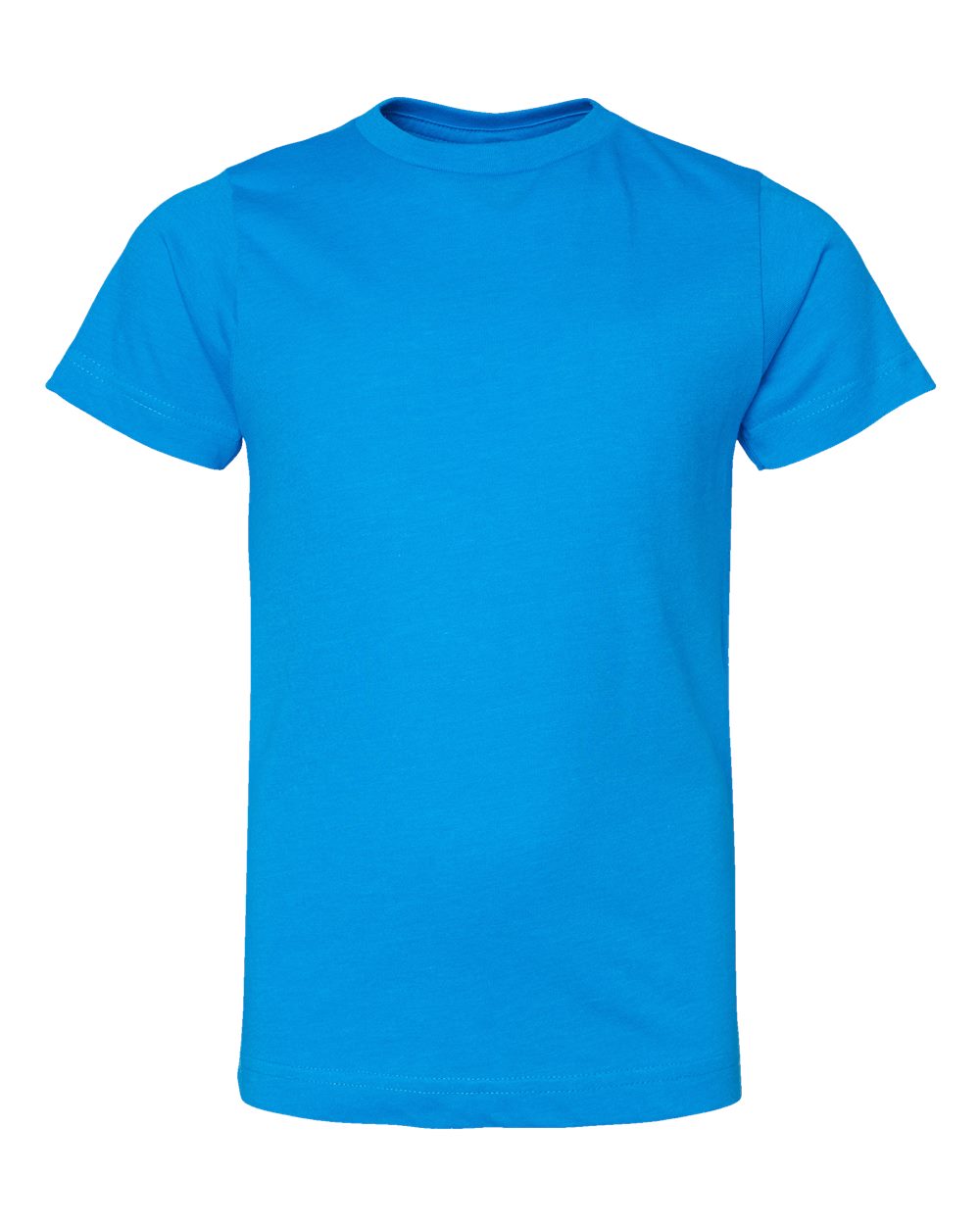 Live & Tell by LAT 6101 Youth Fine Jersey Tee in Vintage Turquoise