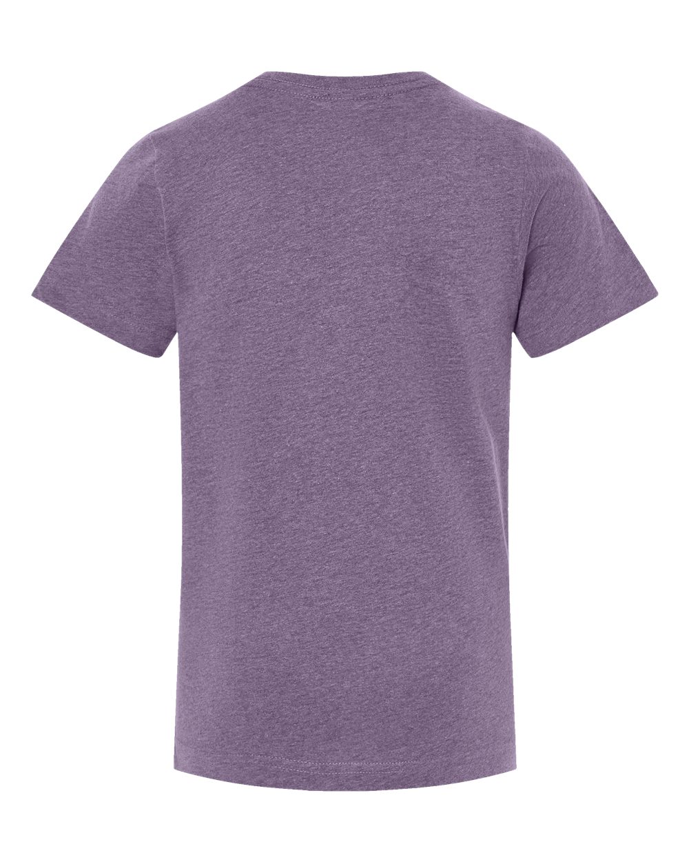 Live & Tell by LAT 6101 Youth Fine Jersey Tee in Wisteria Blackout, back