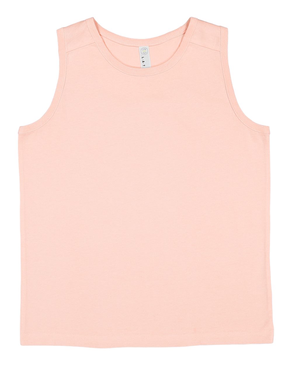 Live & Tell by LAT 6123 Youth Fine Jersey Tank in Blush