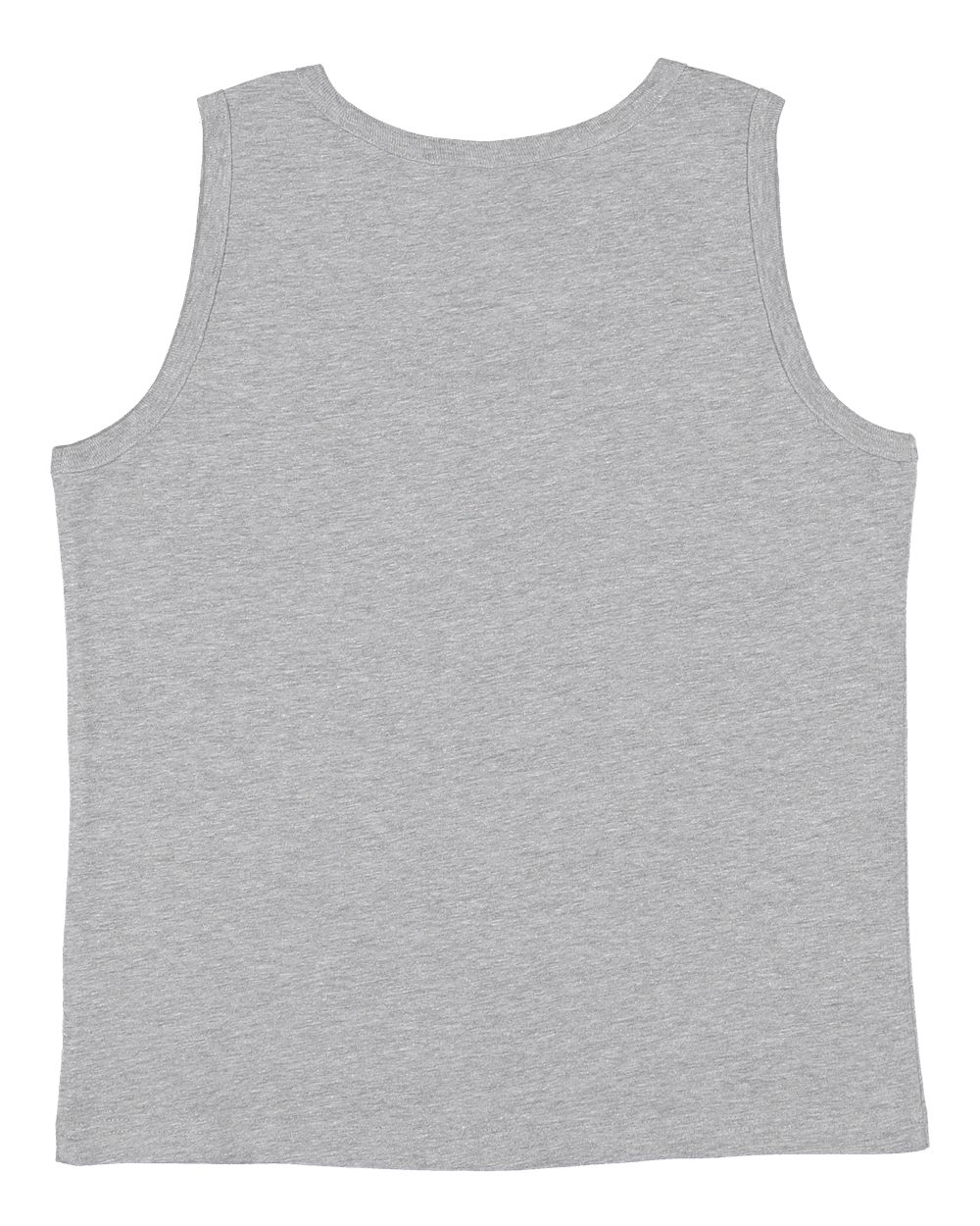 Live & Tell by LAT 6123 Youth Fine Jersey Tank in Heather, back