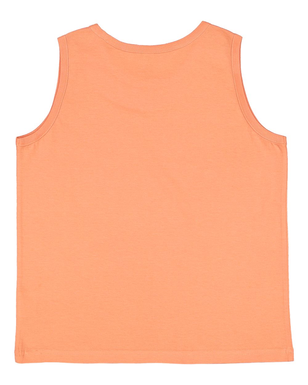 Live & Tell by LAT 6123 Youth Fine Jersey Tank in Sunset, back