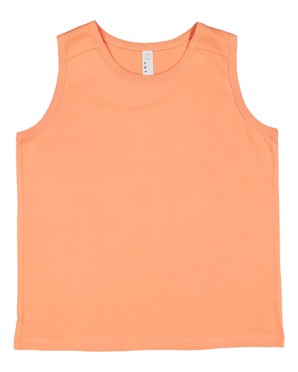Live & Tell by LAT 6123 Youth Fine Jersey Tank in Sunset