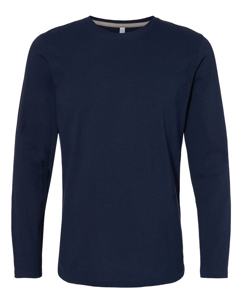 Live & Tell by LAT 6918 Unisex Fine Jersey Long Sleeve Tee in Navy