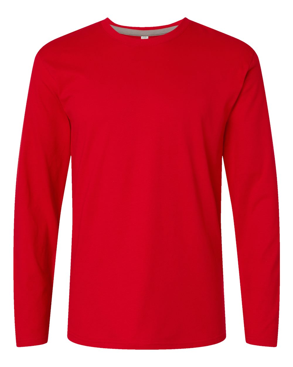 Live & Tell by LAT 6918 Unisex Fine Jersey Long Sleeve Tee in Red