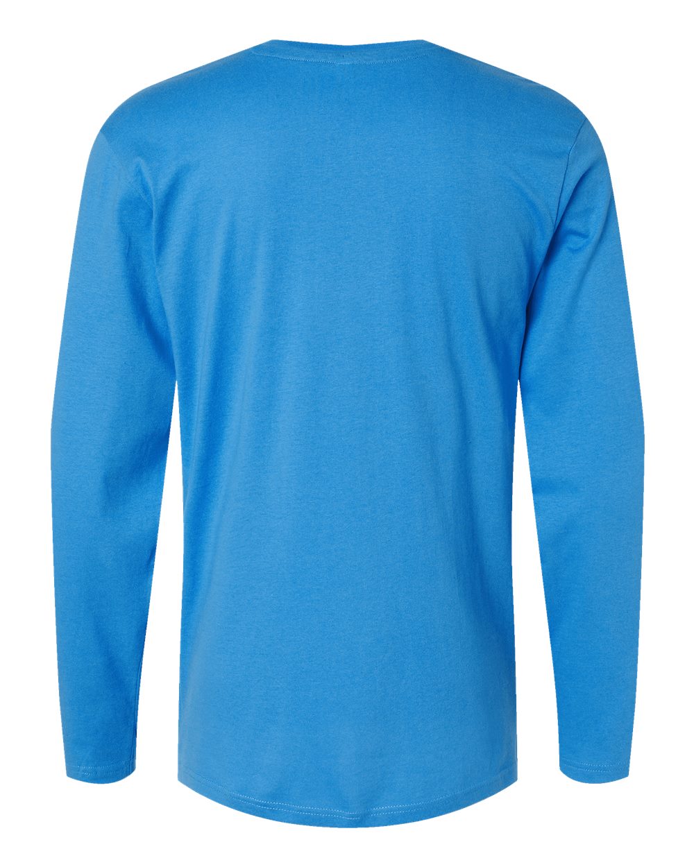 Live & Tell by LAT 6918 Unisex Fine Jersey Long Sleeve Tee in Tradewind, back