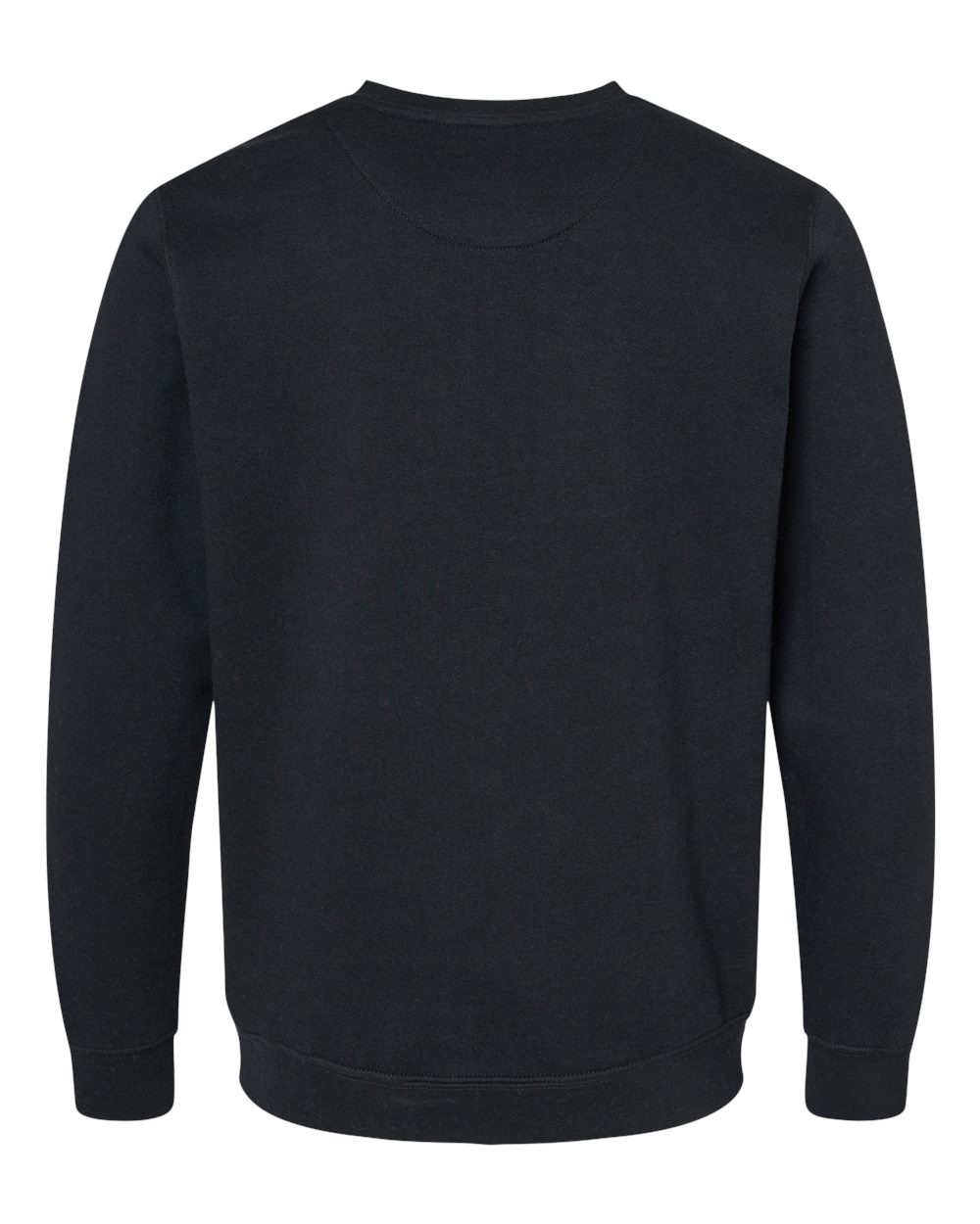 Live & Tell by LAT 6925 Unisex Elevated Fleece Crewneck Sweatshirt in Black, back
