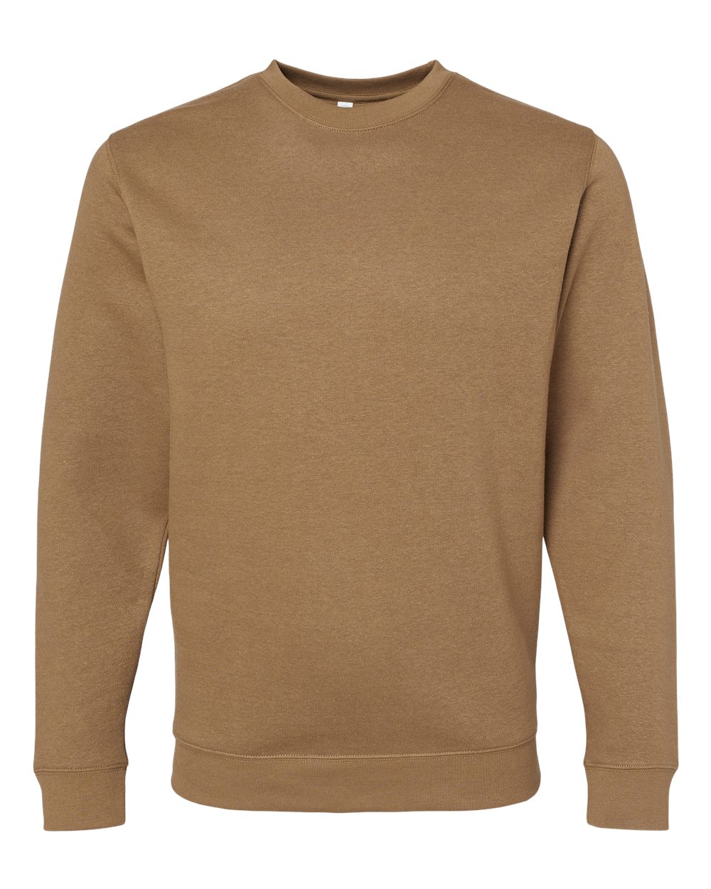 Live & Tell by LAT 6925 Unisex Elevated Fleece Crewneck Sweatshirt in Coyote Brown