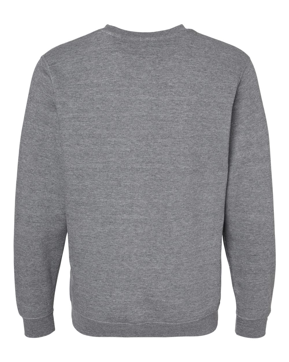 Live & Tell by LAT 6925 Unisex Elevated Fleece Crewneck Sweatshirt in Granite Heather, back