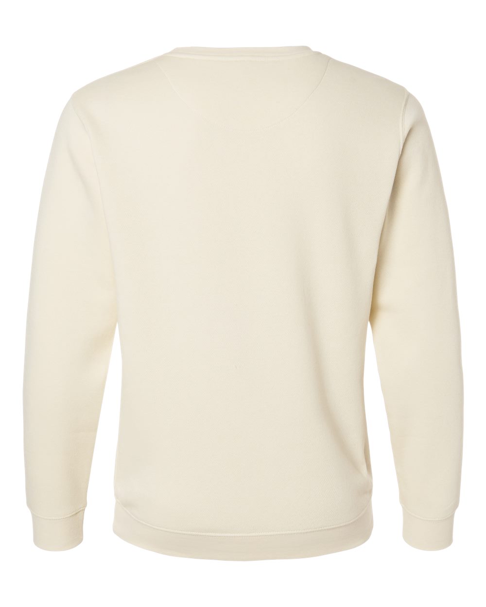 Live & Tell by LAT 6925 Unisex Elevated Fleece Crewneck Sweatshirt in Natural, back