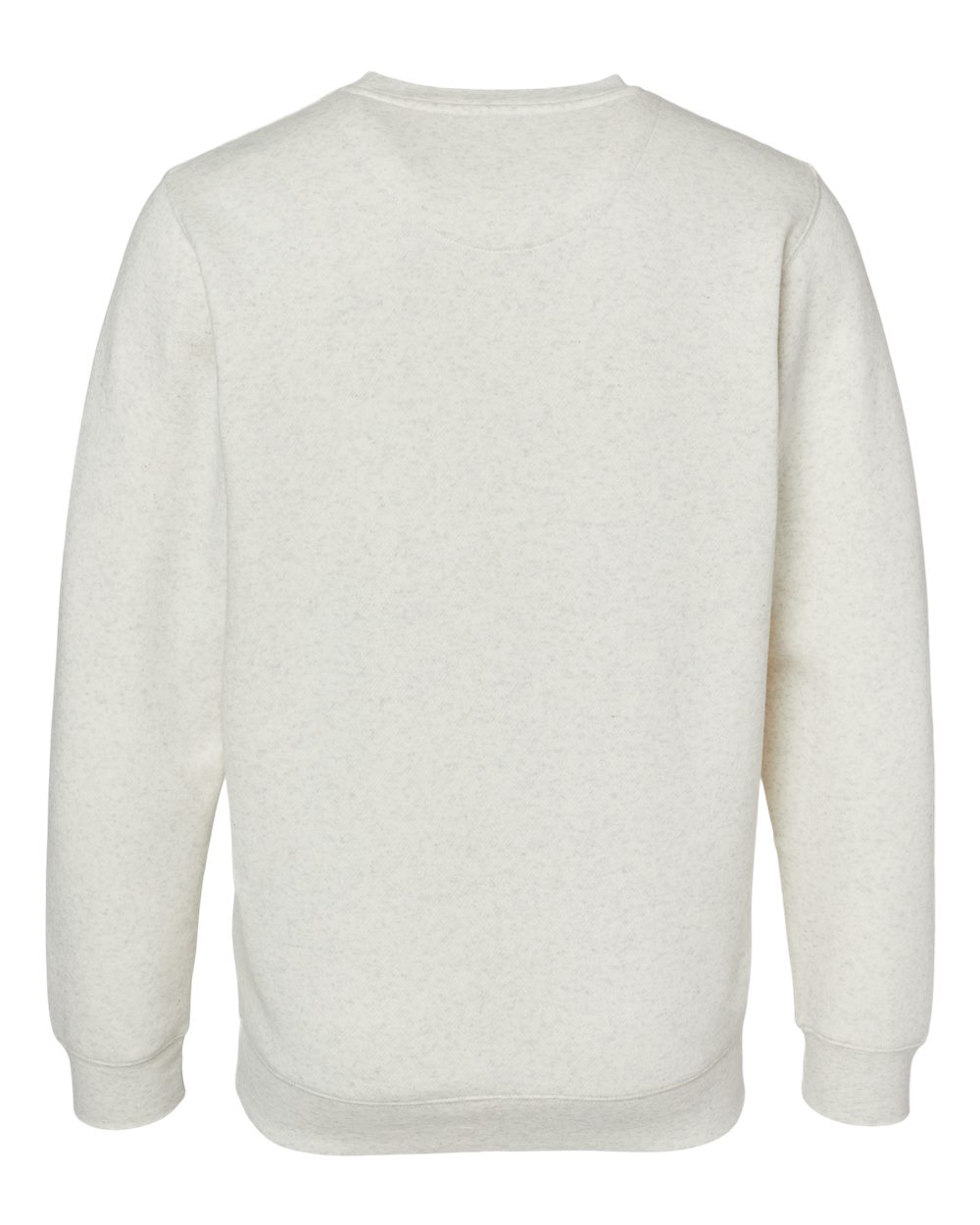 Live & Tell by LAT 6925 Unisex Elevated Fleece Crewneck Sweatshirt in Natural Heather, back