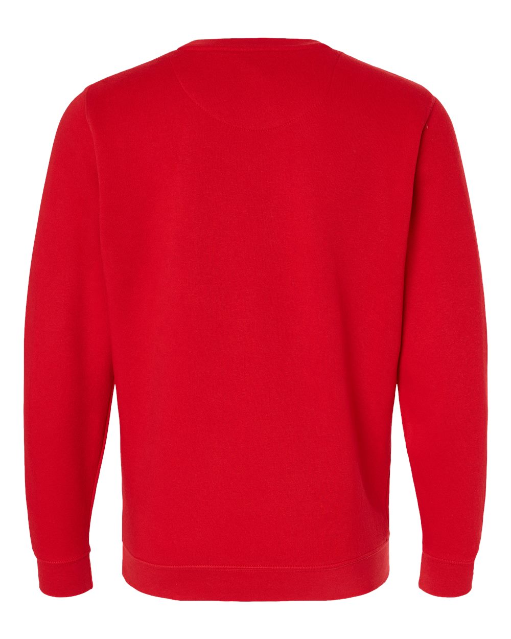 Live & Tell by LAT 6925 Unisex Elevated Fleece Crewneck Sweatshirt in Red, back