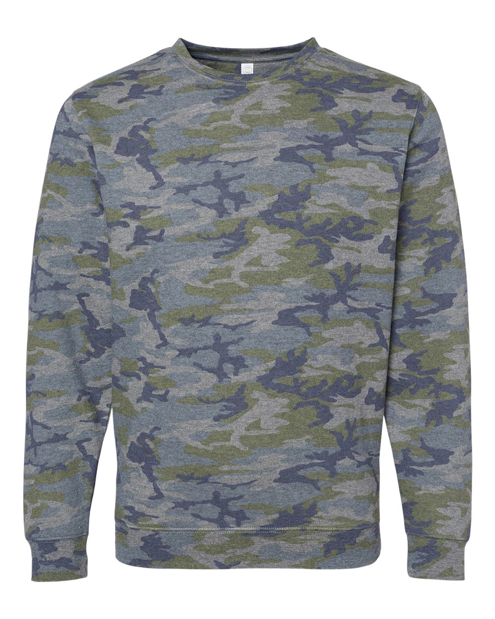 Live & Tell by LAT 6925 Unisex Elevated Fleece Crewneck Sweatshirt in Vintage Camo