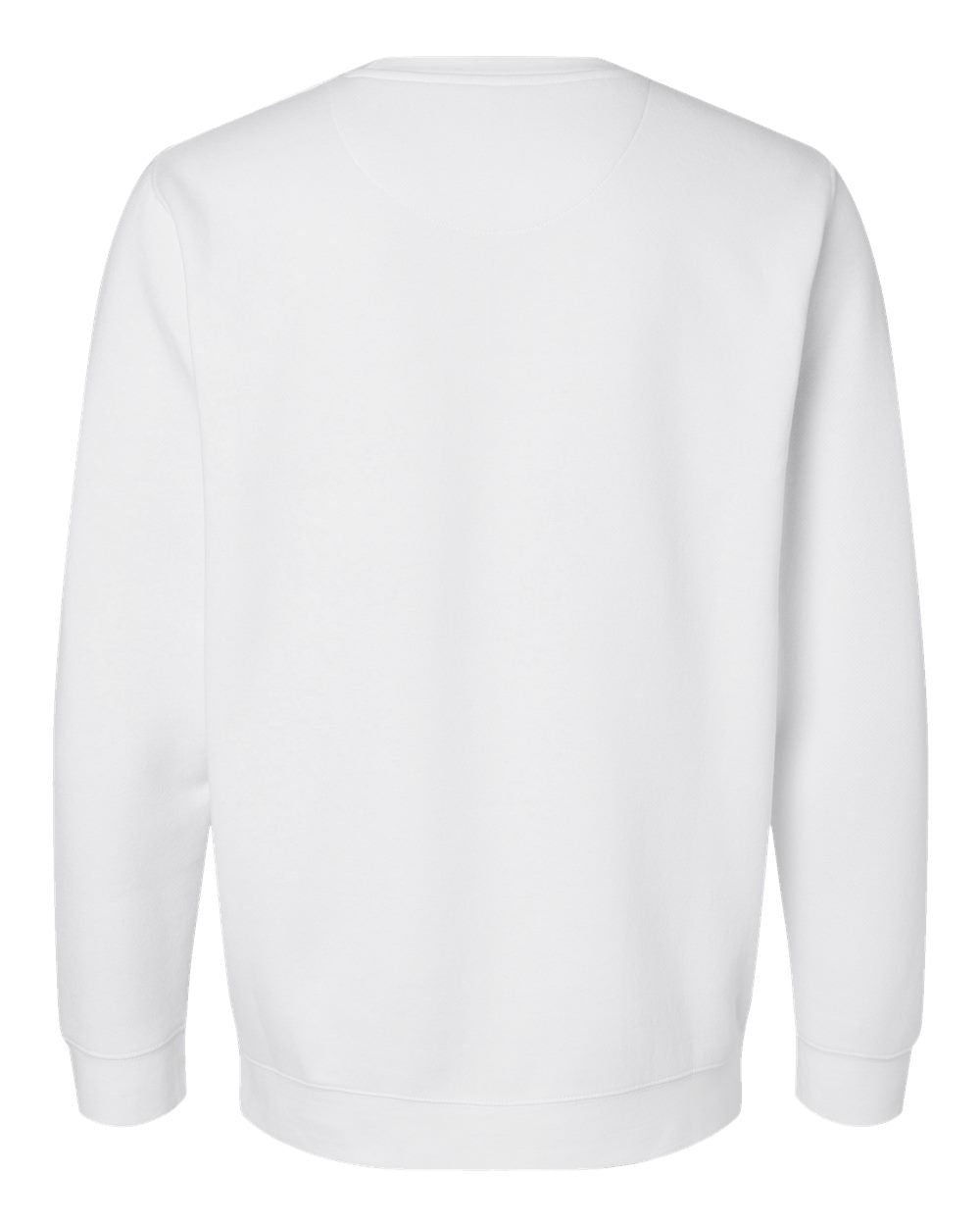 Live & Tell by LAT 6925 Unisex Elevated Fleece Crewneck Sweatshirt in White, back