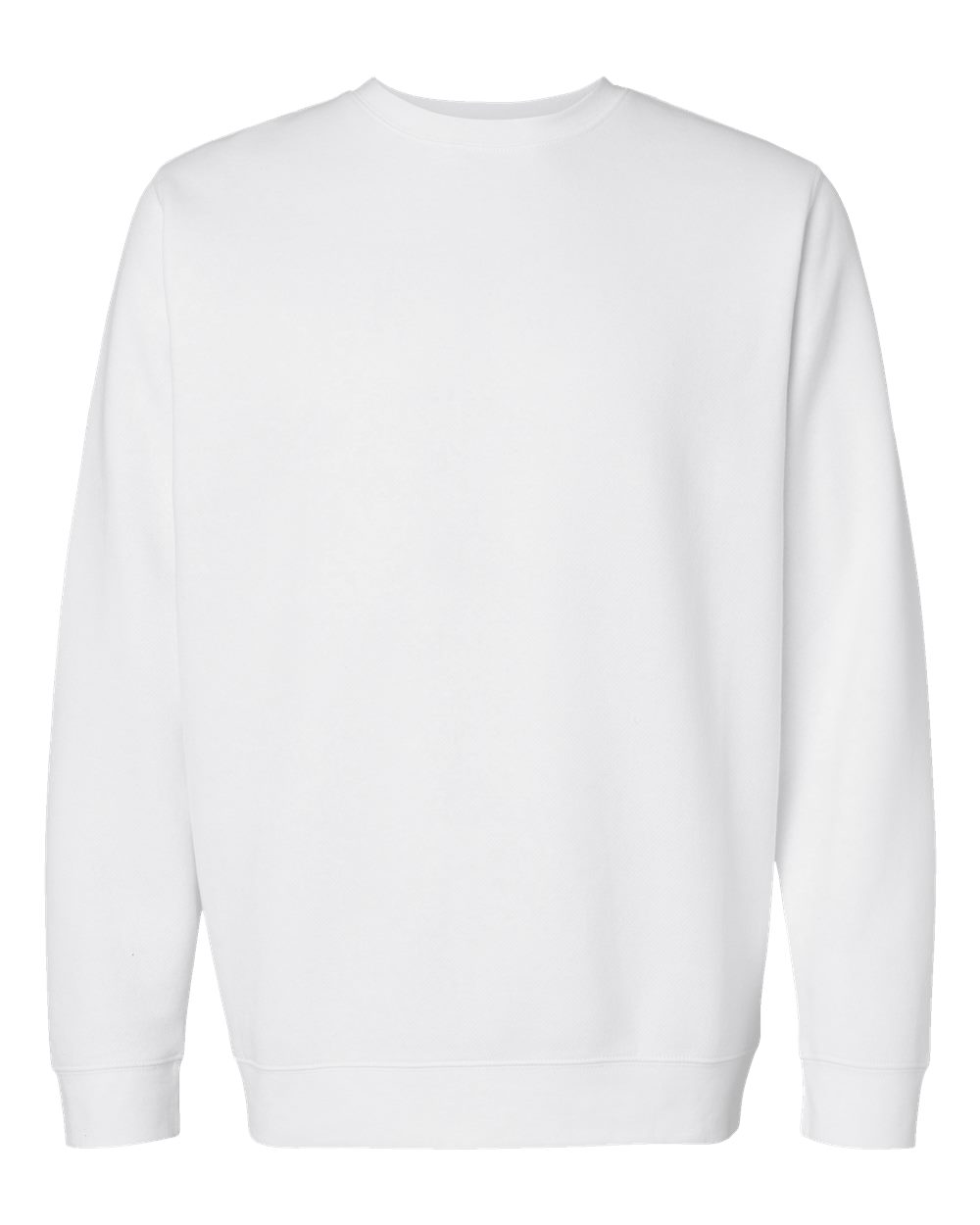 Live & Tell by LAT 6925 Unisex Elevated Fleece Crewneck Sweatshirt in White